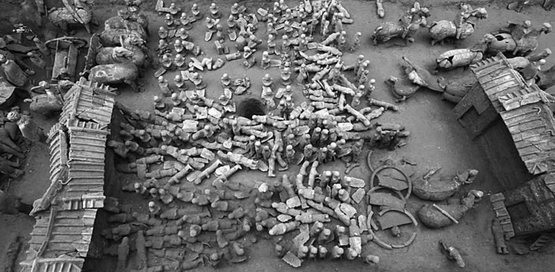 В Китае нашли мини-«Терракотовую армию» Терракотовая армия, археологи, китай, находка, раскопки