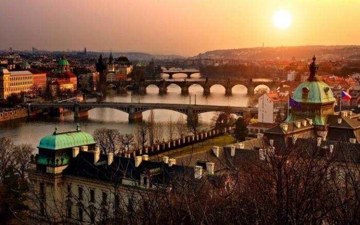Чарующие мосты Праги (17 фото)