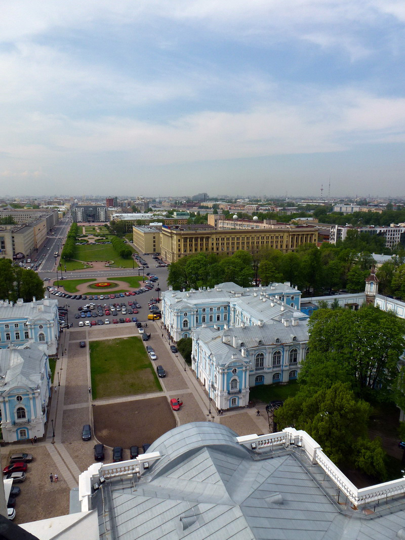 Звонница Смольного собора смотровая площадка