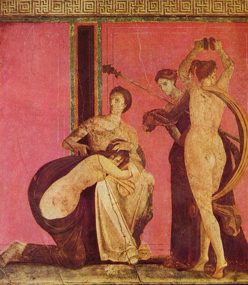 Фреска из Помпей.