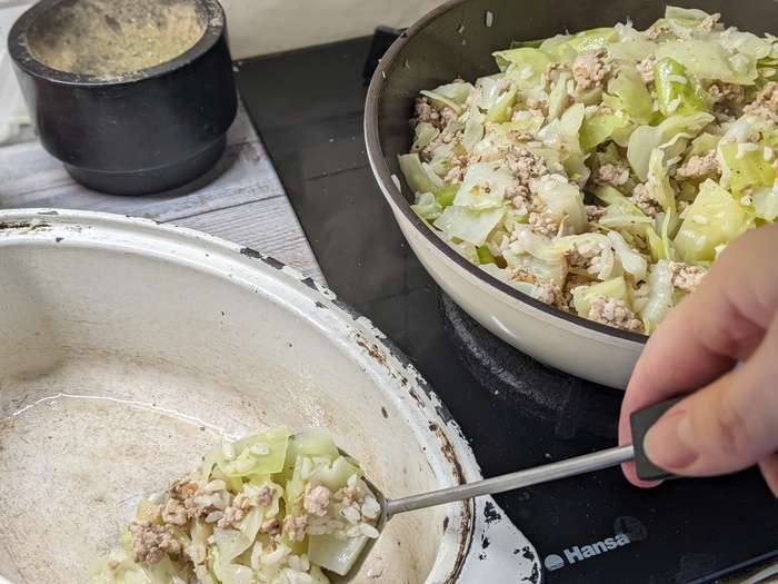 Капустная запеканка по-фински блюда из фарша,кухни мира,овощные блюда