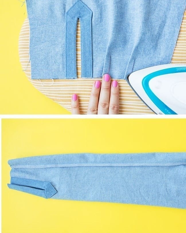 Разрез на рукаве манжета одежда,рукоделие,своими руками,шитьё