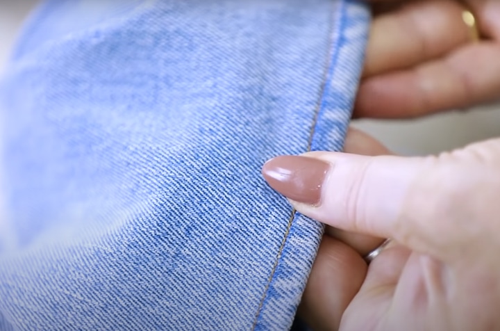 Простой способ подшить джинсы с сохранением фабричной варки одежда,рукоделие,своими руками,сделай сам