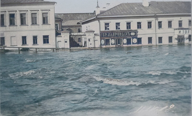 В апреле 1908 года вода в Москве реке поднялась на 9 метров. Редкие цветные фото явления, о котором сегодня не помнят почти, города, поднялась, Москве, Проснувшись, путешествовать, Площадь, Павелецкого, вокзала, стала, Крымский, озером, превратился, остров, подъезды, подоконников, первых, этажей Уже, после, Венеции»А