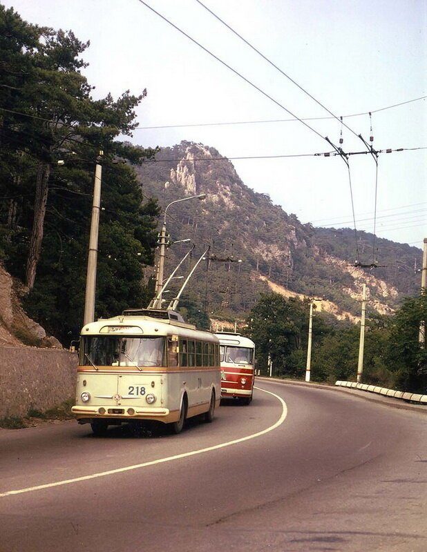 Из Симферополя в Ялту на троллейбусе Из Симферополя в Ялту на троллейбусе