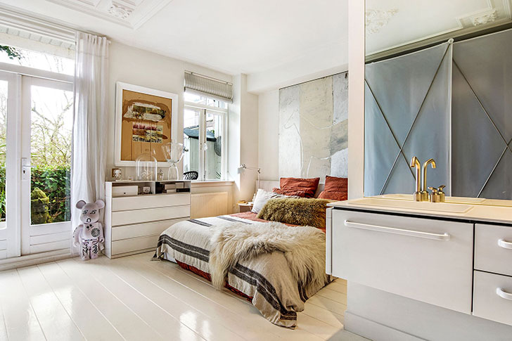 Квартира с интересным дизайном в Амстердаме Квартира с интересным дизайном в Амстердаме идеи для дома,интерьер и дизайн