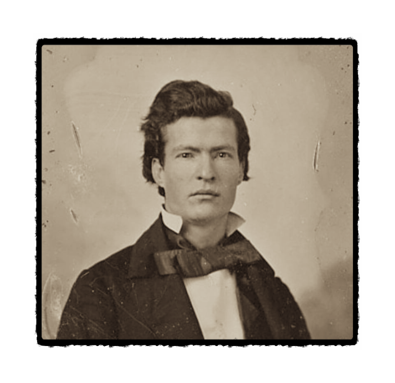 Марк Твен, фотография сделана около 1851 г.