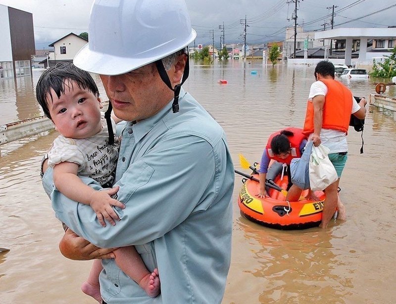 Апокалипсис наяву: Япония после наводнения #KURASHIKI, #Okayama, #hiroshima, ynews, наводнение, стихия, япония