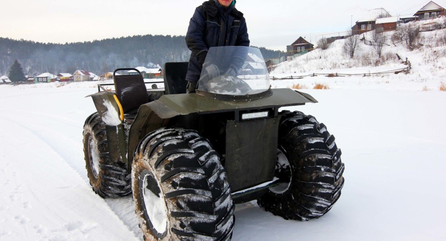 Кусинский изобретатель изобрел суперпроходимый монстр-трак