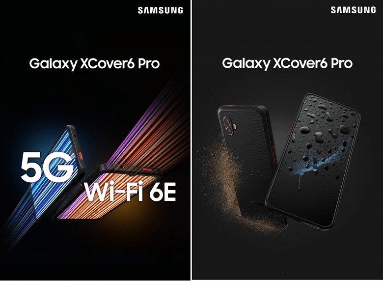 Новый неубиваемый Samsung можно «зарядить» за 10 секунд. Новые изображения и подробности о Galaxy XCover 6 Pro со сменным аккумулятором