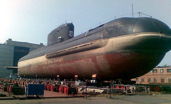 Саров, экспериментальная подводная лодка ВМФ России, предназначенная для перевозки Посейдона.