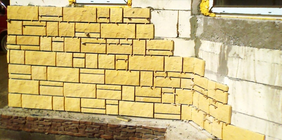 Облицовка искусственным камнем