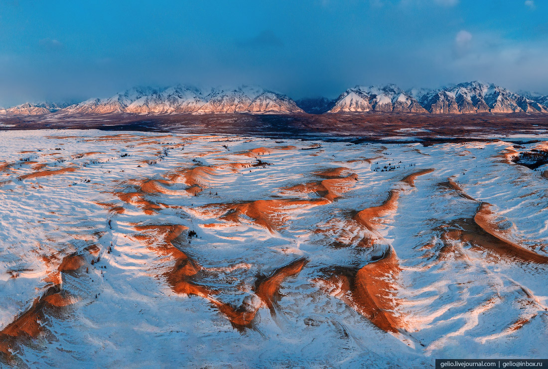 чарские пески, пустыня, забайкалье