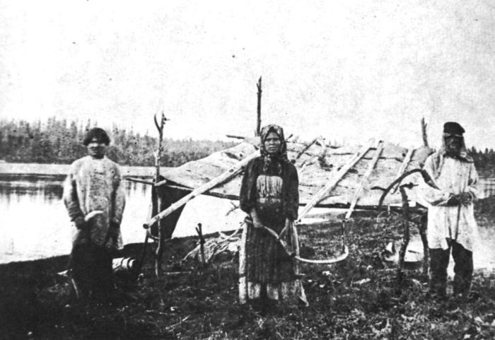 Семейство зырян (коми). 1890 год. 
