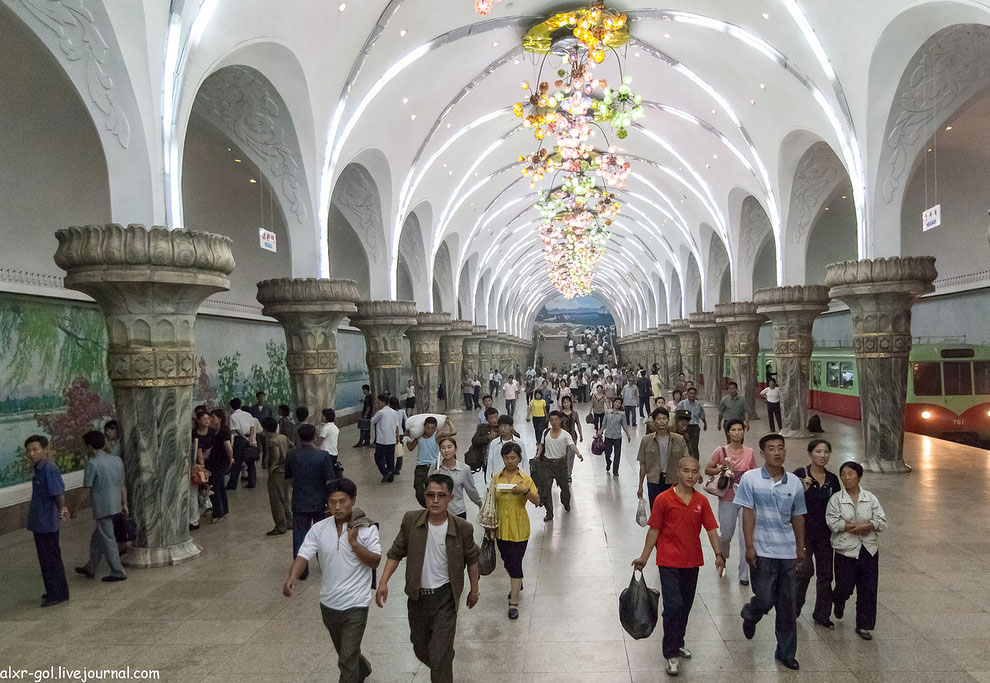 Метро Северной Кореи метро,Северная Корея