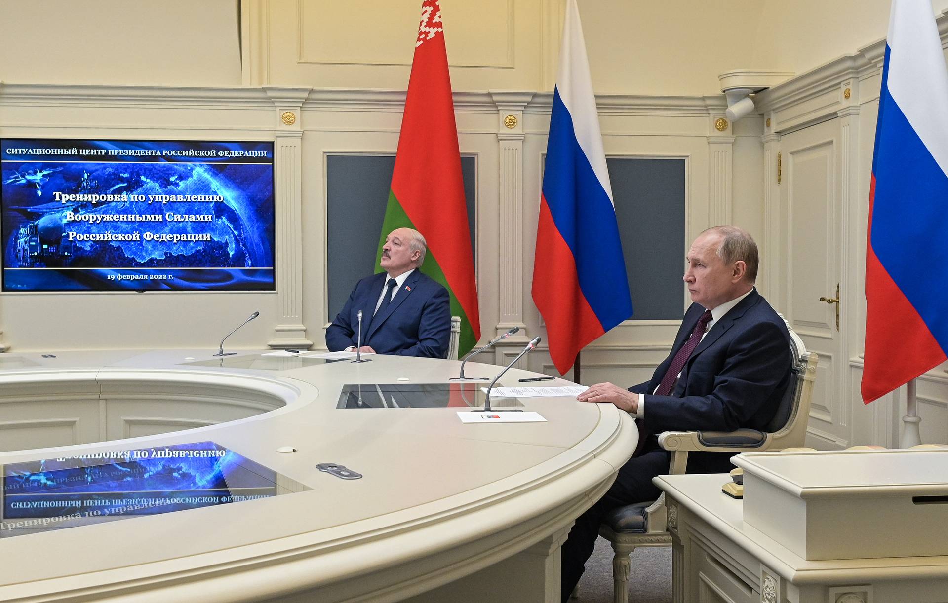 Президент Белоруссии Александр Лукашенко и президент РФ Владимир Путин Алексей Никольский/ТАСС