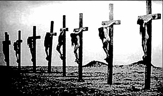 Беременные армянки, прибитые к крестам. 1915 г. Османская империя, которой восторгается Эрдоган