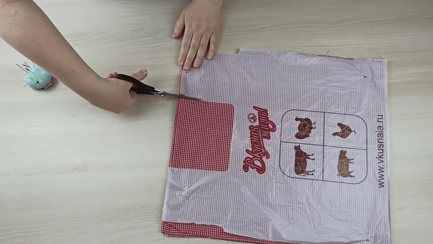 Практичная и вместительная сумка для покупок из старой рубашки мастер-класс,шитье