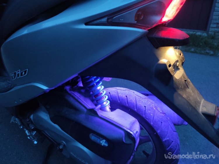 RGB подсветка на скутер автосамоделки,мастер-класс