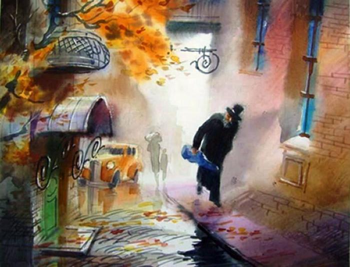 «Капризные» акварели с вихрем эмоций, на которых становятся добрыми даже корабли и кошки «Капризные» акварели с вихрем эмоций, на которых становятся добрыми даже корабли и кошки