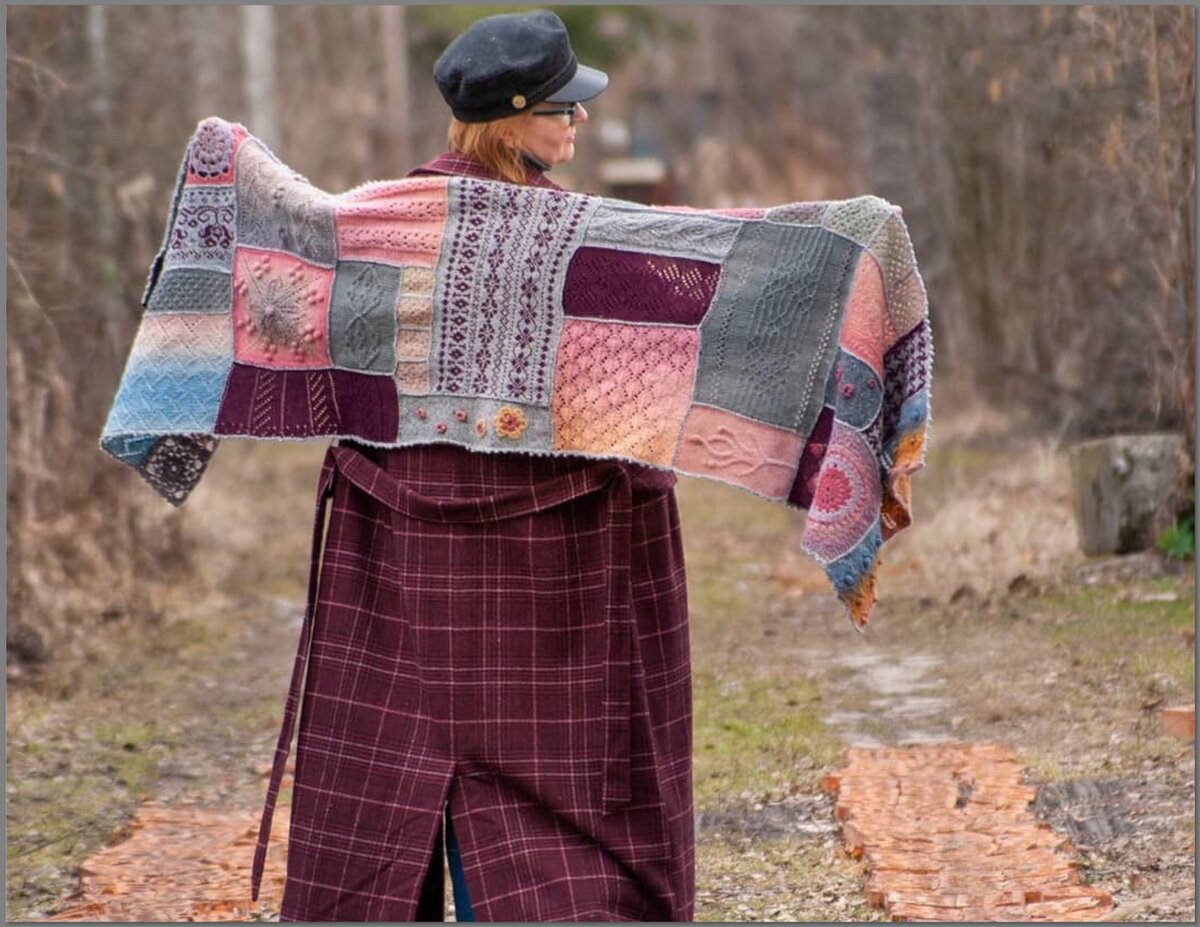 Вязаный пэчворк. Подборка шикарных работ пэчворк, технике, вязаный, получаются, игрушки, варежки, свитера, платья, яркие, оригинальные, интересный, изысканный, оттенков, вариант, использование, различной, более, Вязаный, изделия, получить