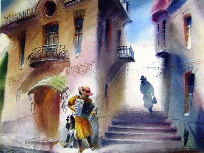 «Капризные» акварели с вихрем эмоций, на которых становятся добрыми даже корабли и кошки «Капризные» акварели с вихрем эмоций, на которых становятся добрыми даже корабли и кошки