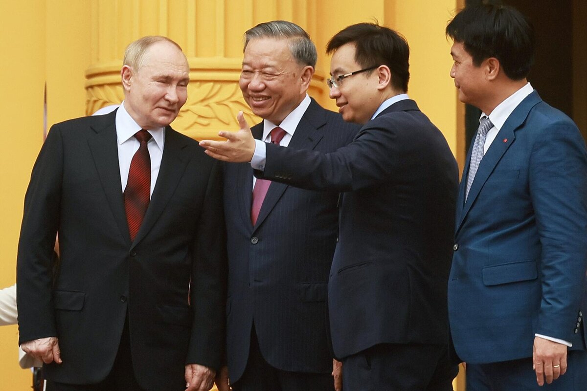 Путин назвал главные приоритеты РФ на встрече с лидером Вьетнама