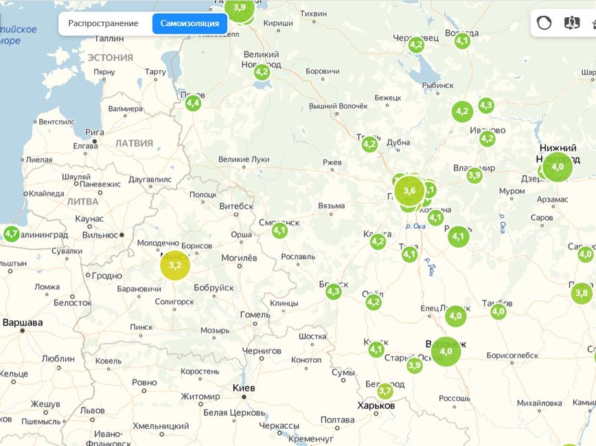 Карта твери погода