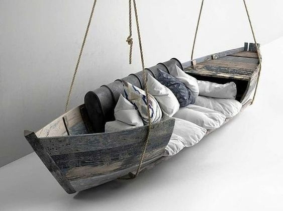 Идеи для тех, у кого случайно завалялась старая ненужная лодка) для дома и дачи,идеи и вдохновение