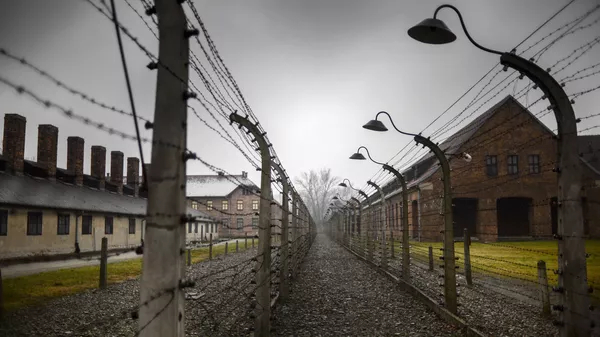 Концентрационный лагерь Аушвиц-Биркенау в Освенциме, Польша. Архивное фото