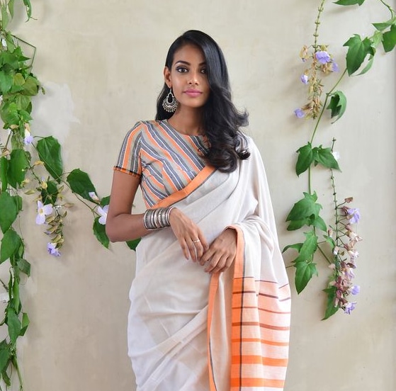 Ways to perfectly style a simple cotton saree and dazzle