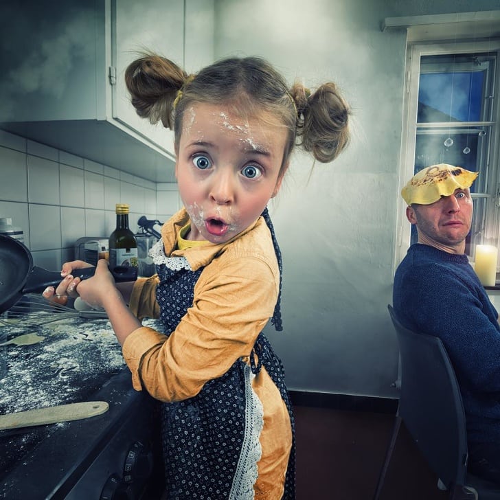 Отец-фотограф создает такие фото своих дочерей, каких нет ни в одном семейном фотоальбоме картинки,супер