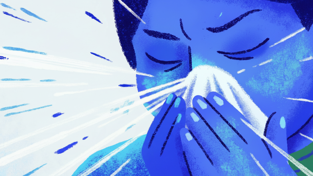 Почему мы не можем чихнуть с открытыми глазами