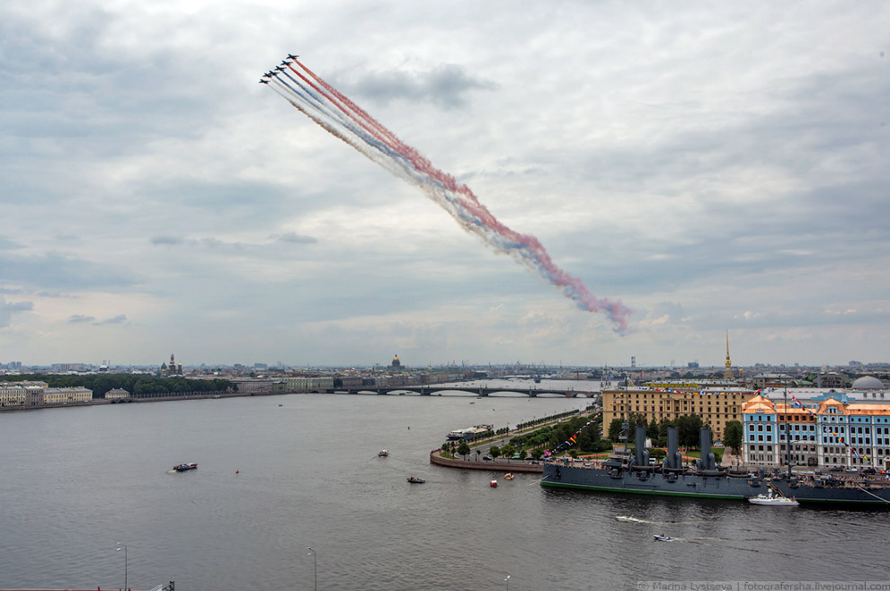 Как готовятся к параду ВМФ 2018 в Санкт-Петербурге