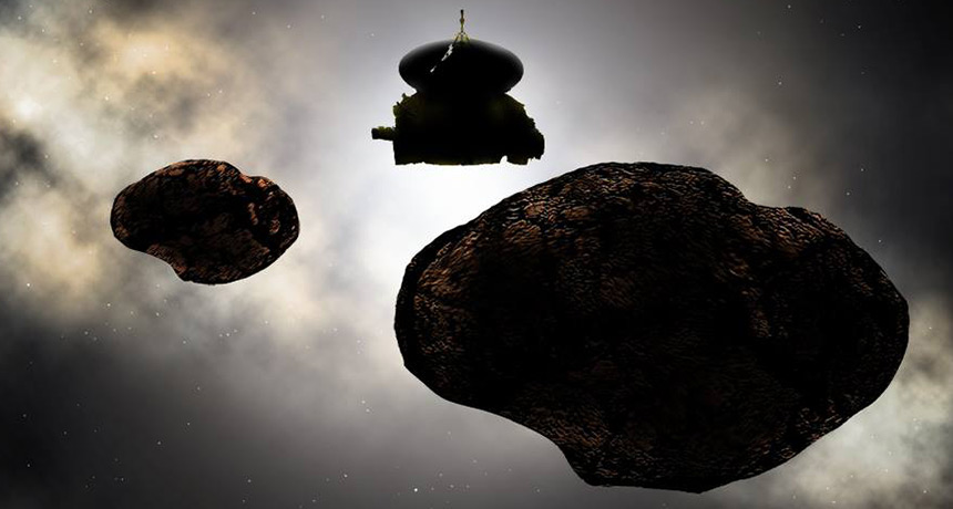 Illustration of New Horizons' next target