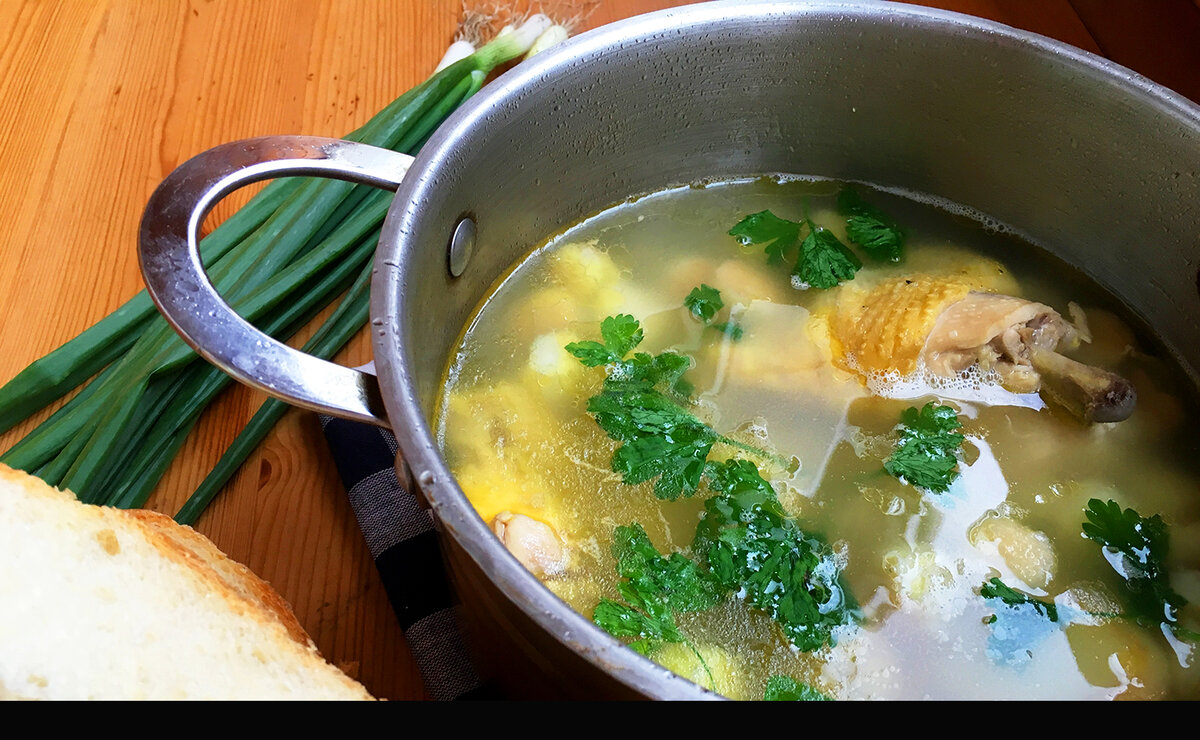 Как сохранить цвет зелени в супе  кулинария,кулинарные хитрости,супы