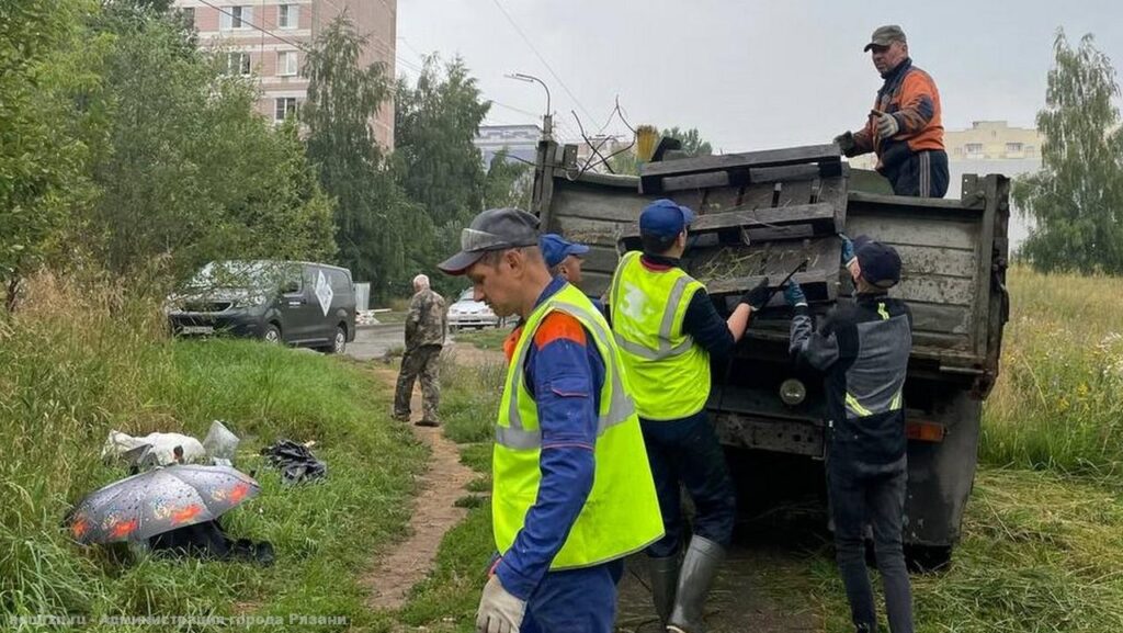 В спальном районе Рязани прошла экологическая акция