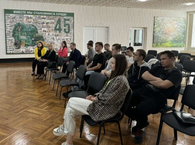 Встреча главы администрации Первомайского района г.Бобруйска с молодыми специалистами.