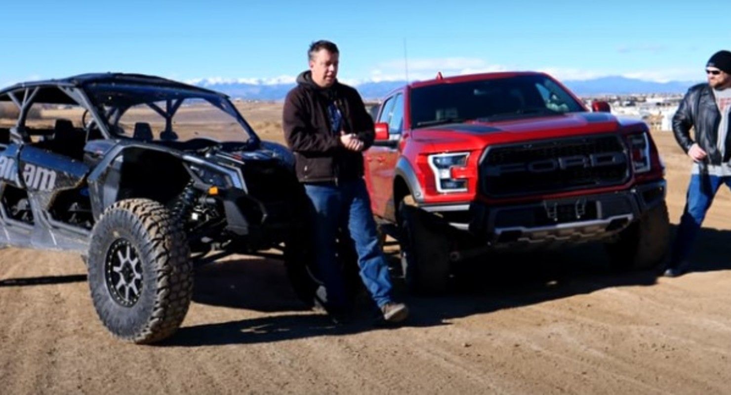 Может ли Ford Raptor победить Can-Am Maverick X3 в гонке по бездорожью? Может ли Ford Raptor победить Can-Am Maverick X3 в гонке по бездорожью? Автомобили