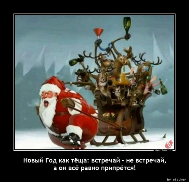 Новогодние демотиваторы 