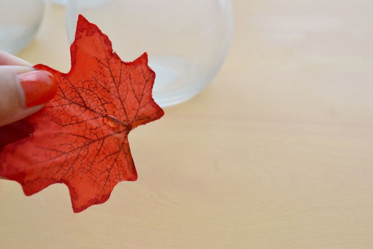 Maple Leaf Candle