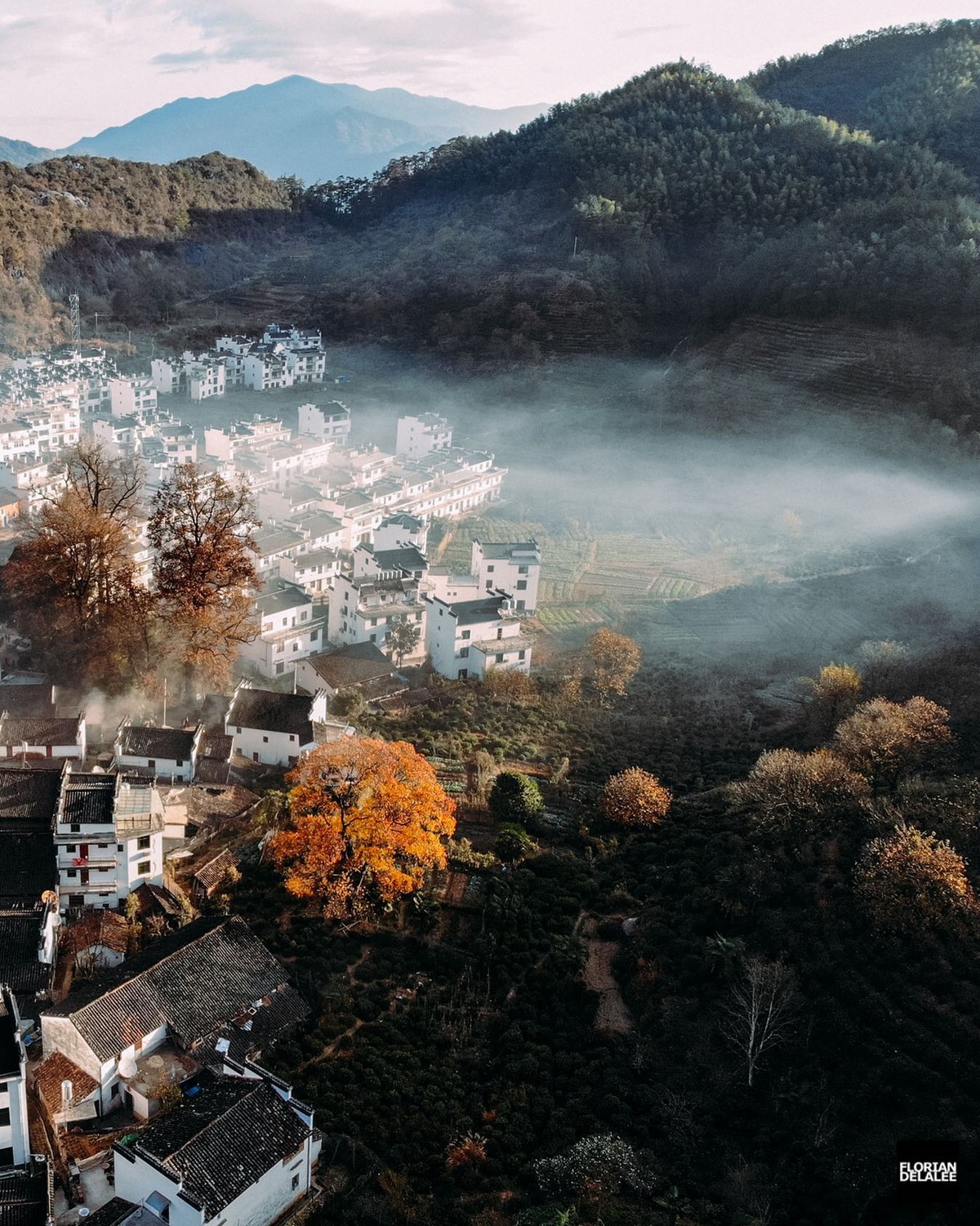 Красота отдаленных китайских провинций на пейзажных аэрофотоснимках