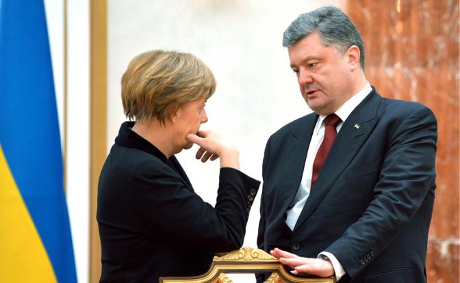 Меркель и Порошенко