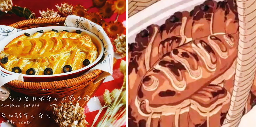Изобретательная японка готовит блюда из популярного мультфильма