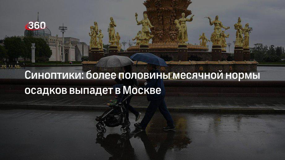Синоптики: более половины месячной нормы осадков выпадет в Москве