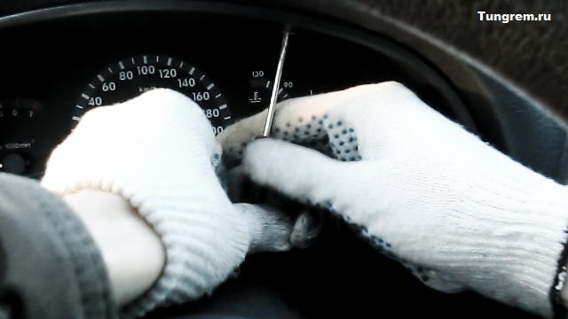 Снятие и установка приборной панели на Lada Kalina