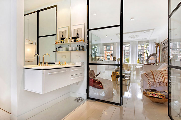 Квартира с интересным дизайном в Амстердаме Квартира с интересным дизайном в Амстердаме идеи для дома,интерьер и дизайн