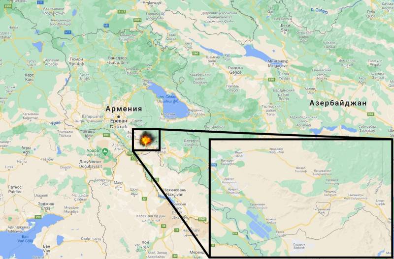 Подтверждаются данные о нанесении удара по российскому вертолёту Ми-24 над Арменией точки