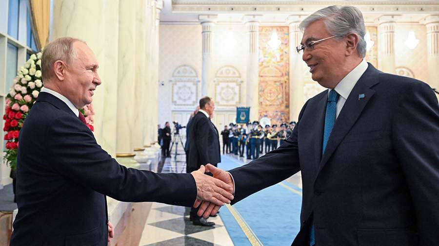 Путин направил поздравительную телеграмму Токаеву по случаю его 71-летия