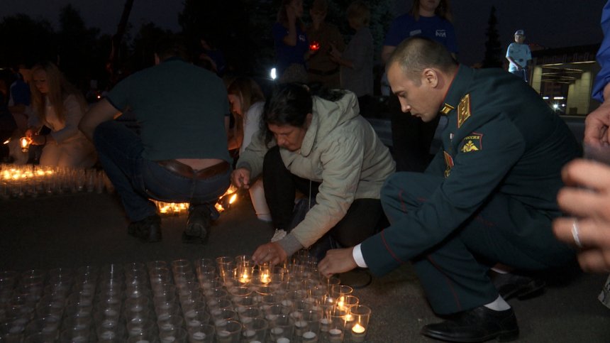 «Огненные картины войны» зажгли в Парке Победы в Казани